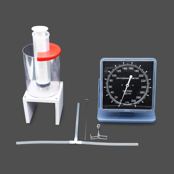 Прибор с манометром для исследования газовых законов